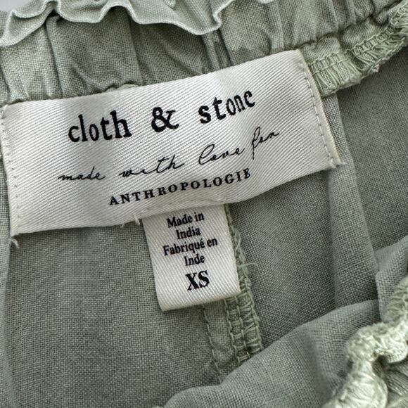 Cloth and Stone Anthropologie Green‎ Tencel Soft Shorts Womens Size XS - Picture 9 of 10